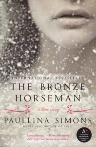 The Bronze Horseman by Paullina Simons book cover featuring a black and white