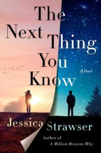 The Next Thing You Know book cover with cloudy sky and dark sky