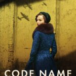 Code Name Sapphire book cover with woman hiding in the shadows with fighter planes in the distance