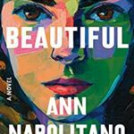 Hello, Beautiful by Ann Napolitano book cover with large painted face on cover.