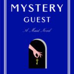 The Mystery Guest by Nita Prose book cover is solid blue with a key hole and key in center.