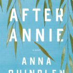 After Annie by Anna Quindlen book cover featuring a sky blue cover with tumble weeds floating
